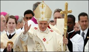 The Pope at Cofton Park, Birmingham